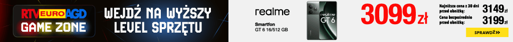 GAME ZONE -  2024  - belka 1024x85 - 1318268	realme GT 6 16/512 Razor Green